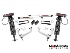 Ford F-150 Lift Kit - 3" Lift - Aluminum Control Arms - Vertex Coilovers - V2 Rear Shocks
